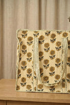 Sunflower Quilted Cotton Tote